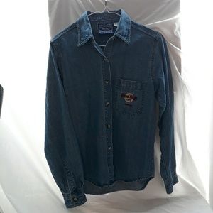 Vintage Denim Hard Rock Shirt sz.small